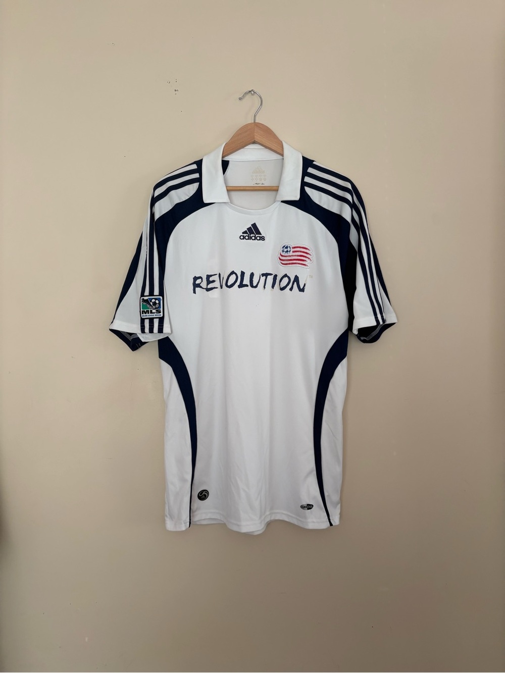 New England Revolution jersey 07/08 Men’s Soccer Jersey MLS By Adidas